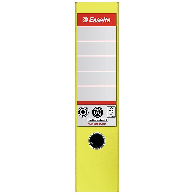 ESSELTE ORDNER C02 COMP 75MM GEEL 10ST