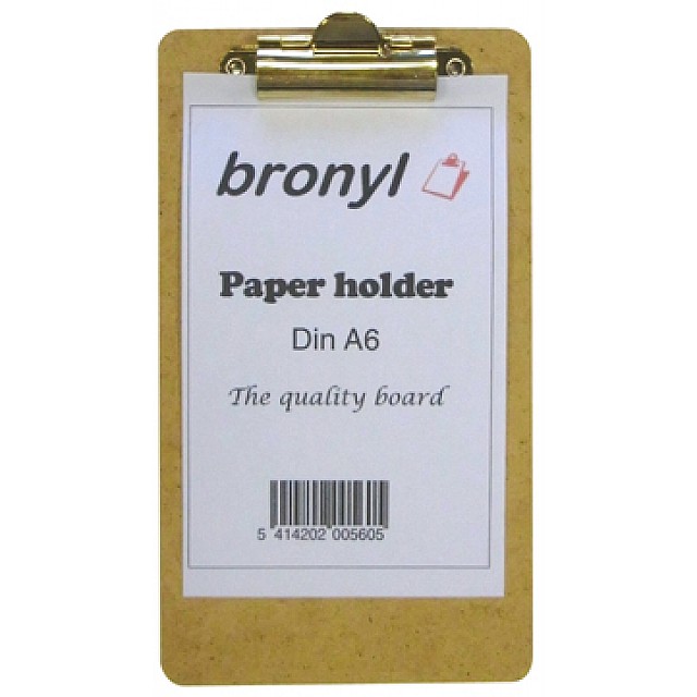 KLEMPLAAT HOUT A6IT 185X105 MM