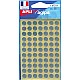 ETIKET ZILVER ROND 8MM 308ST