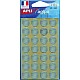 ETIK ZILVER ROND 15MM 112ST