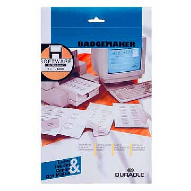 DURABLE INSTEEKKAART 54X90MM 200X