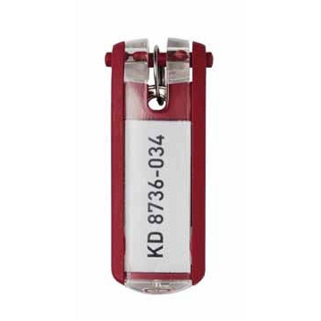 DURABLE SET 6 SLEUTELHANGERS ROOD