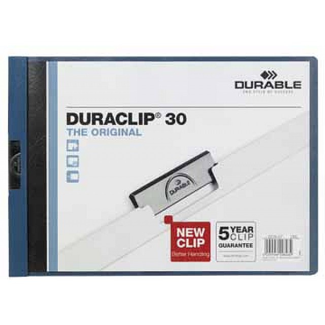 DURABLE DURACLIP LIGGEND DONKERBLAUW