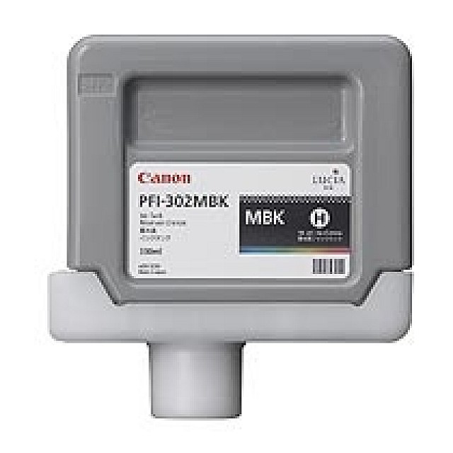 CANON PFI-302MBK inktcartridge matzwart standard capacity 33