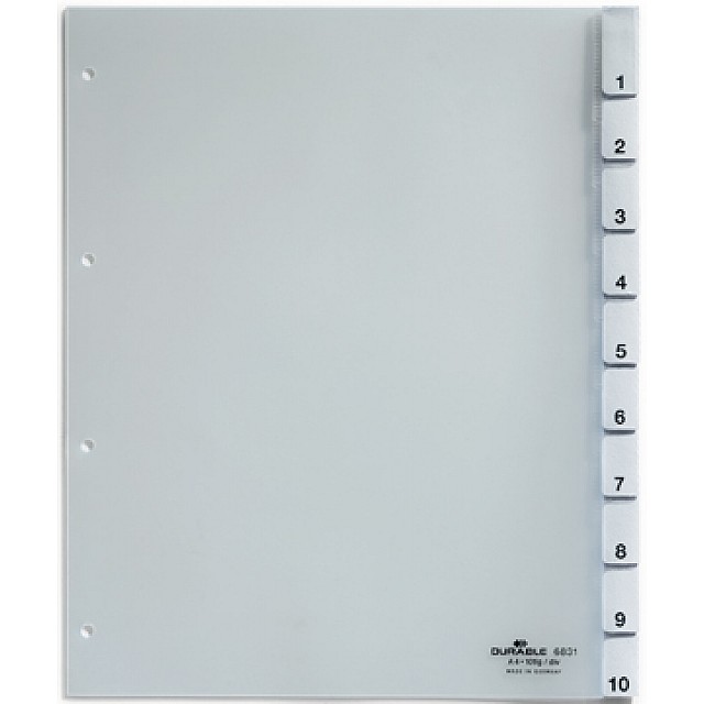 DURABLE SET 10 GIDSEN A4 XLARG