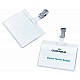 DURABLE BADGE+CLIP BEZOEK60X90