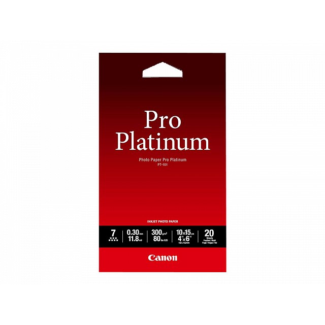 CANON PT-101 pro platinum photo paper inktjet 300g/m2 4x6 in
