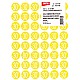 ETIKET -30% GEEL ROND 24MM 192ST
