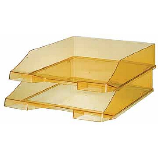 BRIEVENBAK HAN C4 TRANSP GEEL