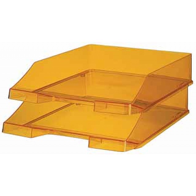 BRIEVENBAK HAN C4 TRANSP ORANJE