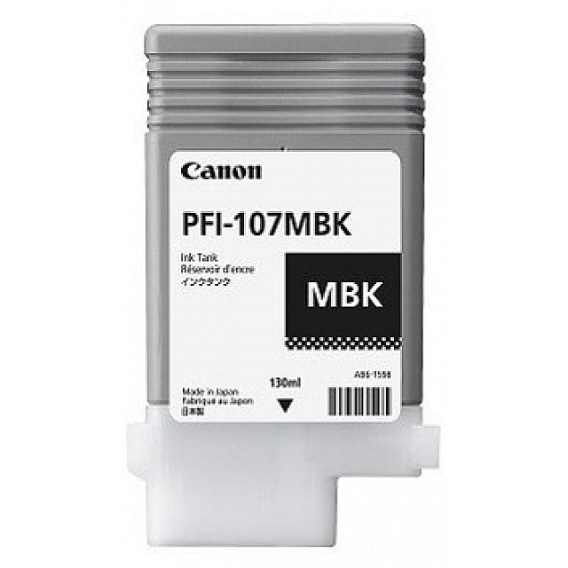 CANON PFI-107MBK inktcartridge matzwart standard capacity 13
