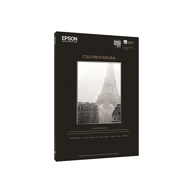 EPSON S042302 Cold press naturel inktjet 340g/m2 A2 25 sheet