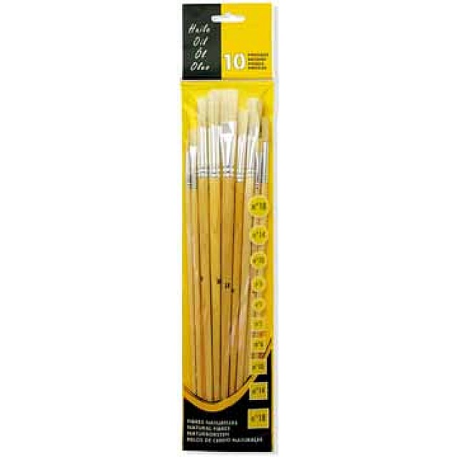 PENSEEL OLIEVERF SET 10