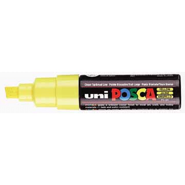 POSCA 8,0 GEEL