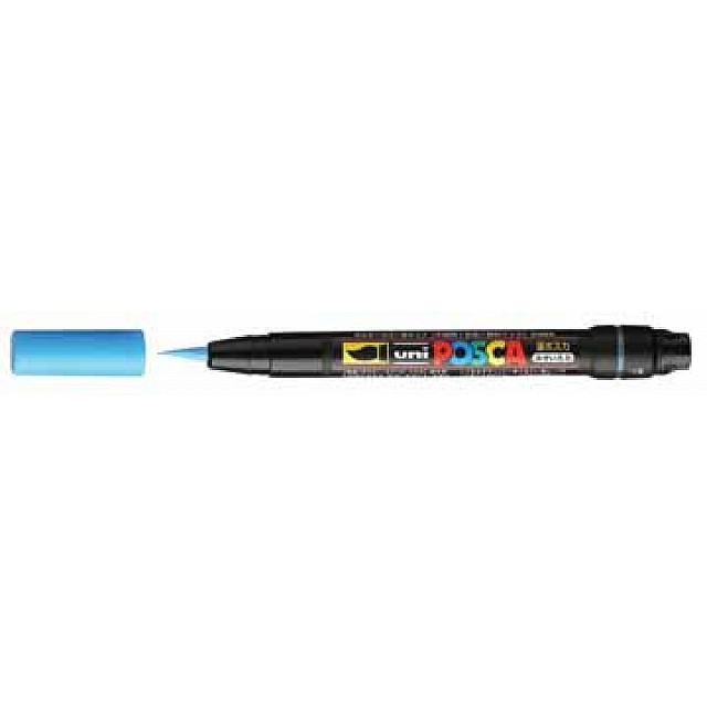 PAINTMARKER POSCA BRUSH LBLAUW