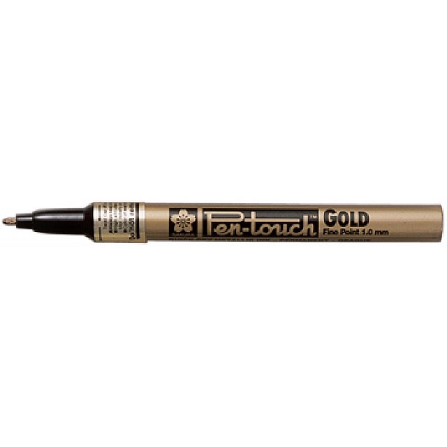 MARKER PEN-TOUCH 1MM F GOUD