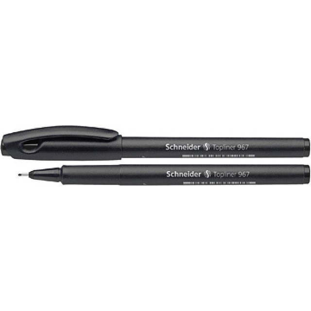 FINELINER 967 ZWART 0,4MM