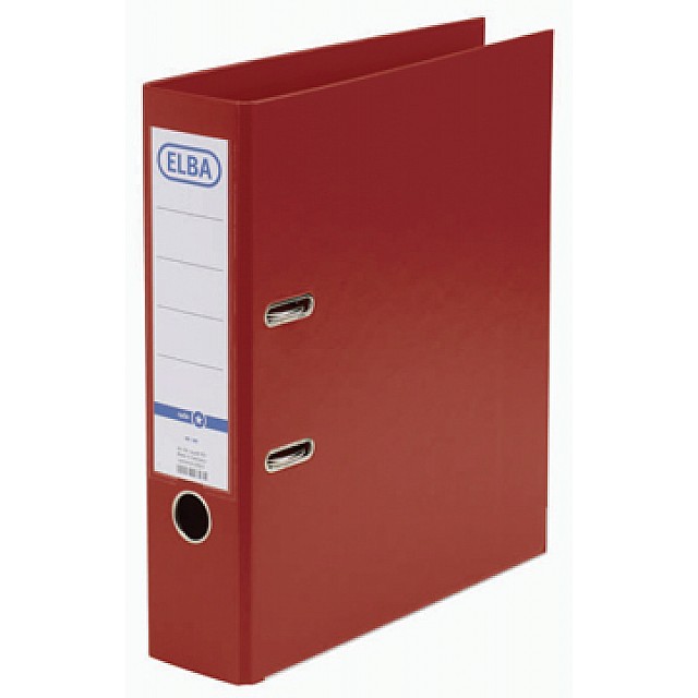 ELBA ORDNER PP A4 80MM BORDEAU