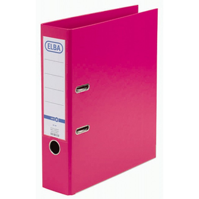 ELBA ORDNER PP A4 80MM ROZE