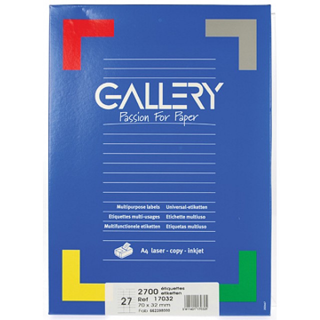 ETIKET WIT 70X32 100V RECHT
