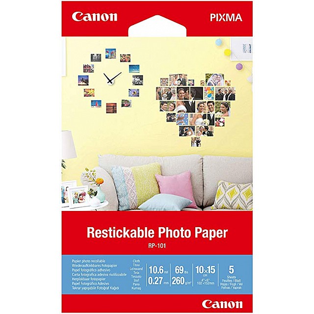 CANON RESTICKABLE PHOTO PAPER RP-101