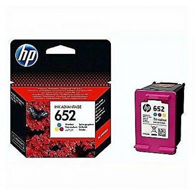 HP 652 Tri-color Original Ink Advantage Cartridge