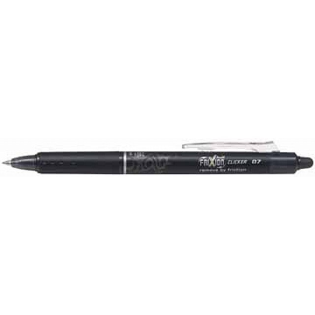PILOT FRIXION CLICKER 07 ZWART