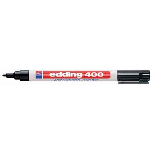 MARKER EDDING 400 ZWART ROND