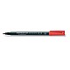 OHP MARKER LUMOCOLOR ROOD 1MM