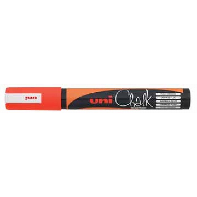UNI KRIJTMARKER MED ORANJE