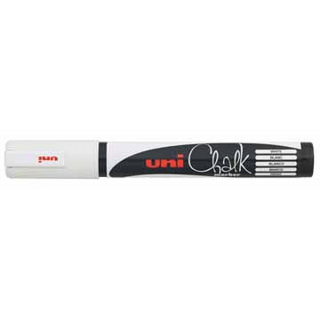 UNI KRIJTMARKER MED WIT