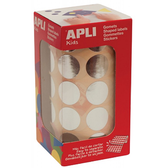 STICKER BOL ZILV ROL 1770ST