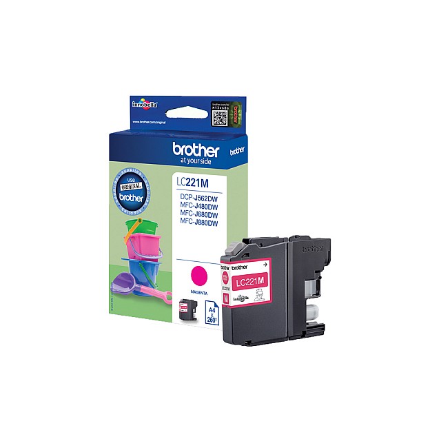 BROTHER LC221M ink magenta 300 pages