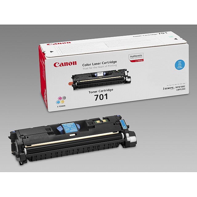 CANON 701 tonercartridge cyaan standard capacity 4.000 pagin