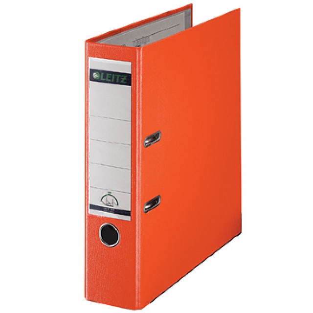 LEITZ ORDNER PP A4 8CM ORANJE                               