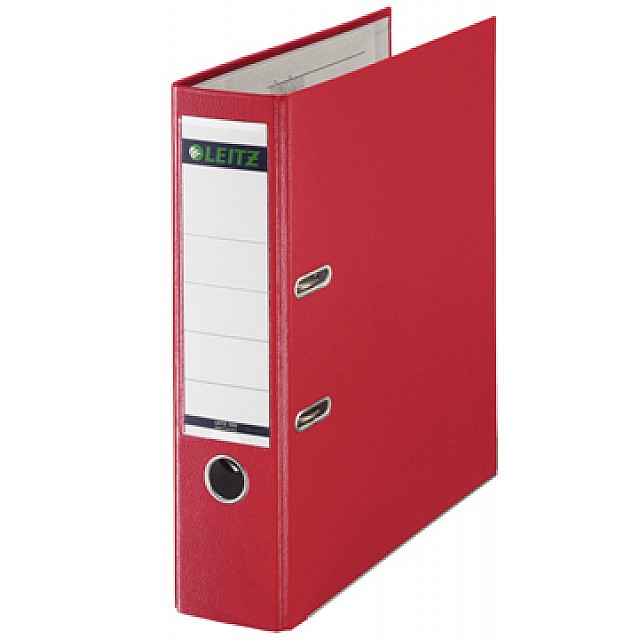 LEITZ ORDNER PP A4 8CM ROOD                                 
