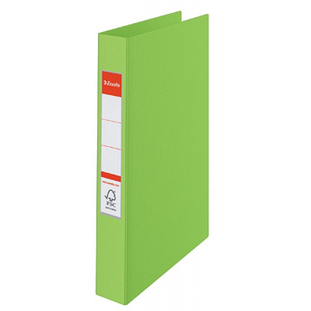 ESSELTE RINGMAP A4 PP 4RINGEN 25MM GROEN
