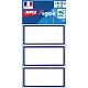 APLI SCHOOLETIKET 75X34 BLAUW 24st BL