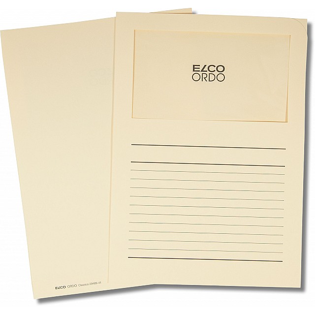 ELCO L-MAP+VENSTER BEIGE bedrukt