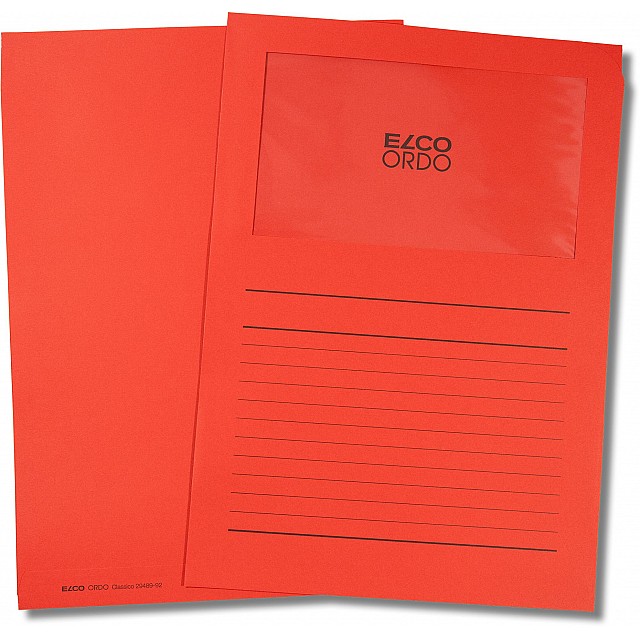 ELCO L-MAP+VENSTER ROOD bedrukt