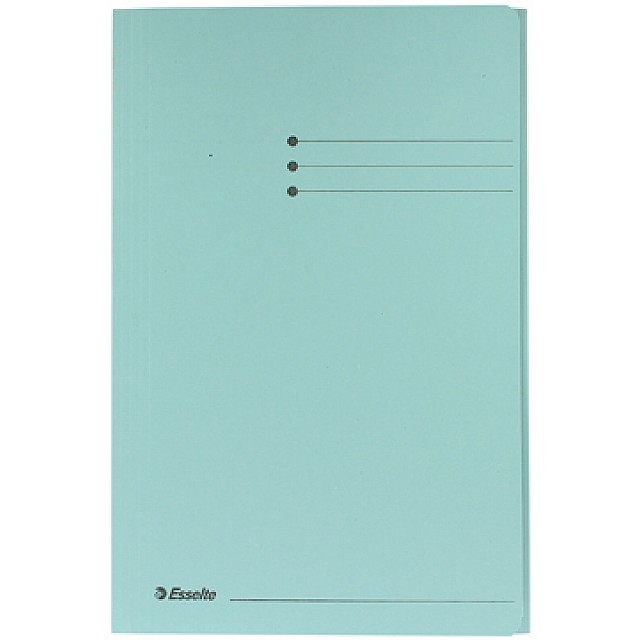 ESSELTE 3KLEPMAP FOLIO BLAUW
