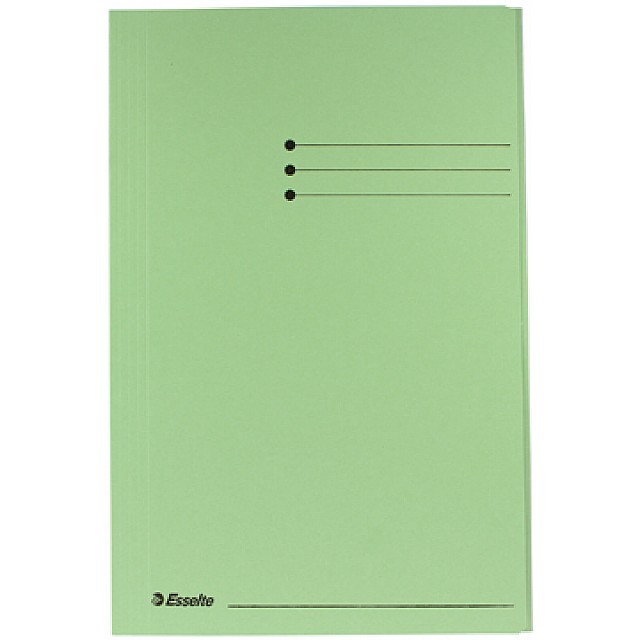 ESSELTE 3KLEPMAP FOLIO GROEN