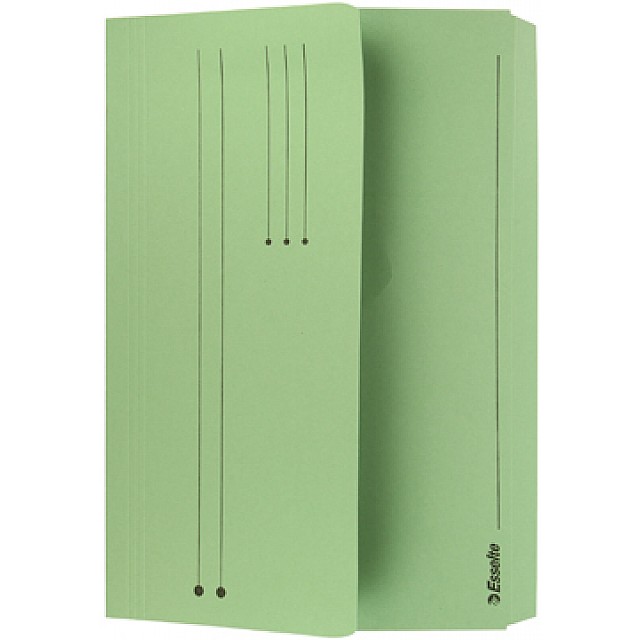 ESSELTE POCKET FILE FOLIO GROEN