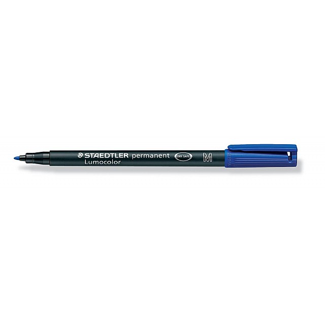 OHP MARKER LUMOCOLOR BLAUW 1MM