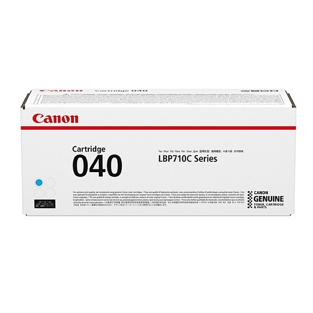 CANON 040C toner cyan standard capacity yield 5.400