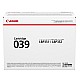 CANON toner CRG 039 standard capacity yield 11.000