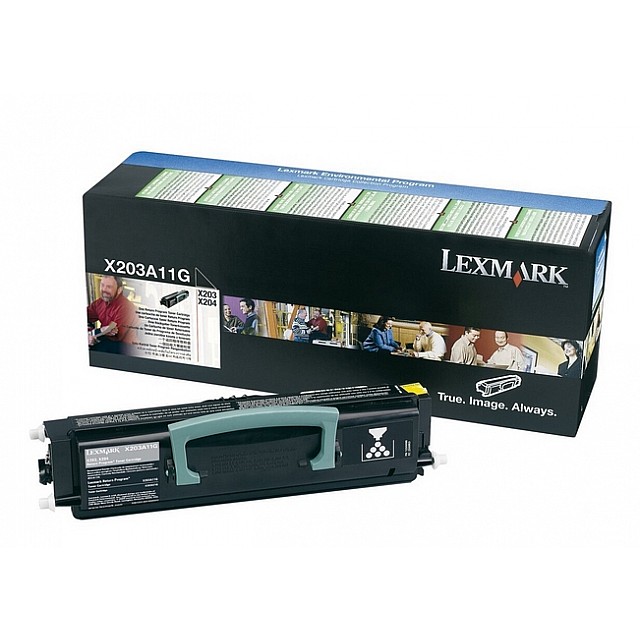 LEXMARK X203N,  X204N tonercartridge zwart standard capacity