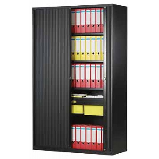 BISLEY ROLDEURKAST ZWART 4BRD H198CM