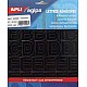 P.192 KLEEFLETTERS 30MM ZWART