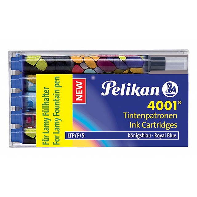 INKTPATR 5ST LAMY KONINGSBLAUW